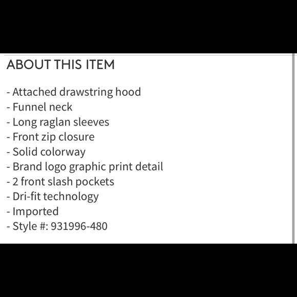 ☀️NIKE THERMA DRI-FIT ZIP UP JACKET NWT - Picture 9 of 9